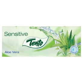   Tento Zsebkendő 10db-os 3 Rét. Sensitive Aloe Vera (24Csík/Karton)