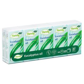  Tento Zsebkendő 10 Db-os 3 Rét. Sensitive Eucalyptus Easy Breath (24Csík/Karton)