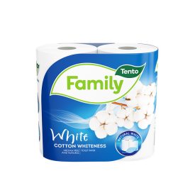   Tento Wc Papír 4 Tek. 2 Rét. 150 Lap Family White Cotton Whiteness (16db/Karton)