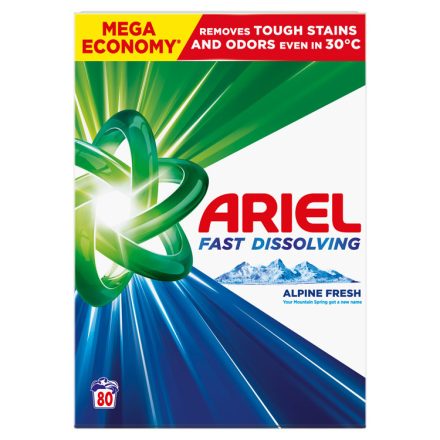 Ariel Mosópor 4,4kg Fast Dissolving Alpine Fresh 80 Mosásos