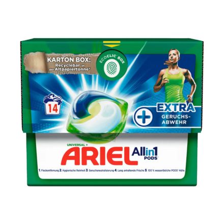 Ariel Foly.Kapszula 14db-os 299,6G (14X21,4G) Extra Universal (IMP.) (4db/Karton)